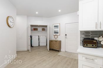 White laundry room